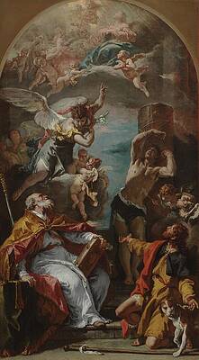 Virgin Mary and Archangel Gabriel Wall Art