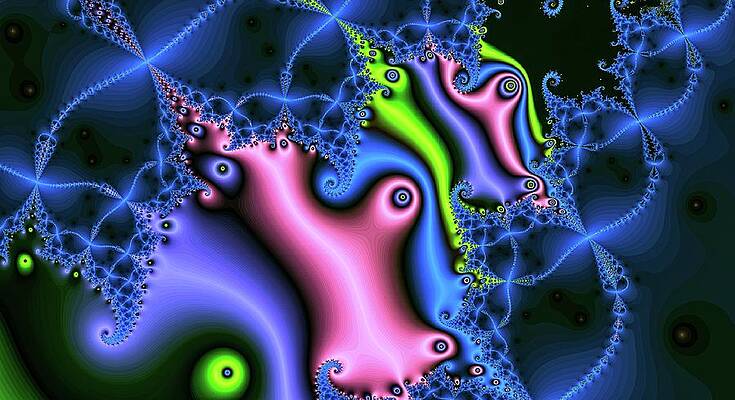 Textured Wall Art featuring the digital art Glowing Blue Broken Arrow by Don Northup