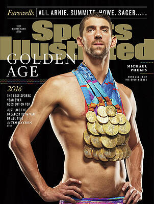 Michael Phelps on Sports Illustrated Cover Wall Art