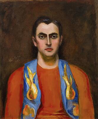 Gaze Painting - Golden And Blue Bolero by Walt Kuhn