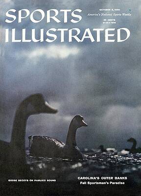 Nature Wall Art featuring the photograph Goose Decoys On Pamlico Sound Sports Illustrated Cover by Sports Illustrated
