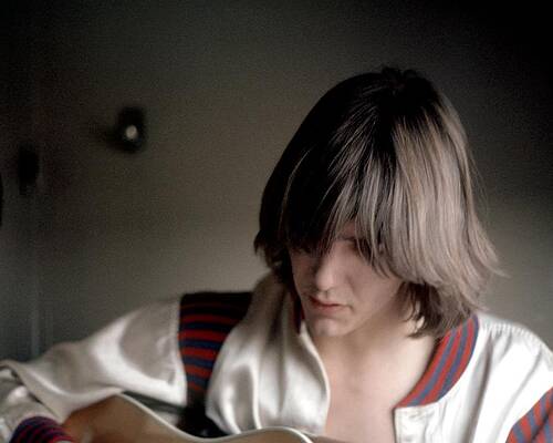 Young Musician Playing Guitar Wall Art