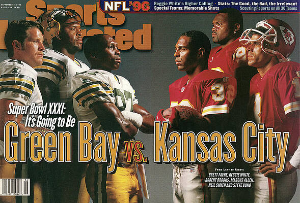 Green Bay vs Kansas City Showdown Wall Art