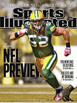 NFL Preview Featuring Packers Linebacker Wall Art