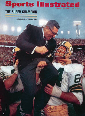 Vince Lombardi Celebrating Victory Wall Art