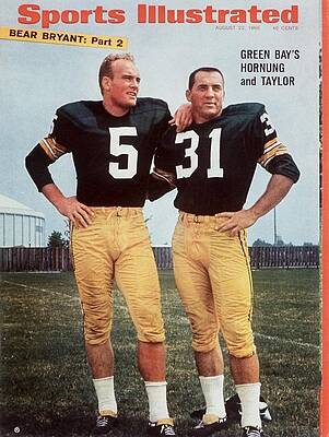 Hornung and Taylor on Sports Illustrated Wall Art