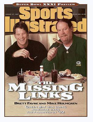 Brett Favre and Mike Holmgren Wall Art