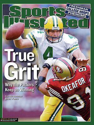Sports Illustrated Cover Featuring Packers Game Wall Art