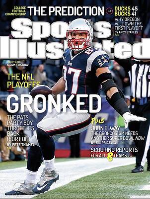 Rob Gronkowski on Sports Illustrated Cover Photograph