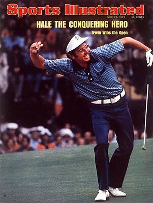 Hale Irwin Celebrating 1974 US Open Victory Photograph