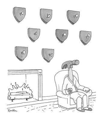 Hammerhead Trophy Room Wall Art