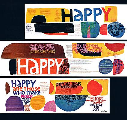 Happy Collage by Sister Corita Kent