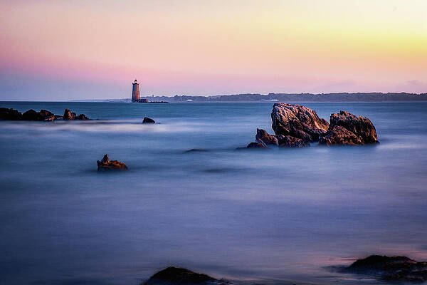 Maine Wall Art featuring the photograph Harbor Light by Jeff Sinon
