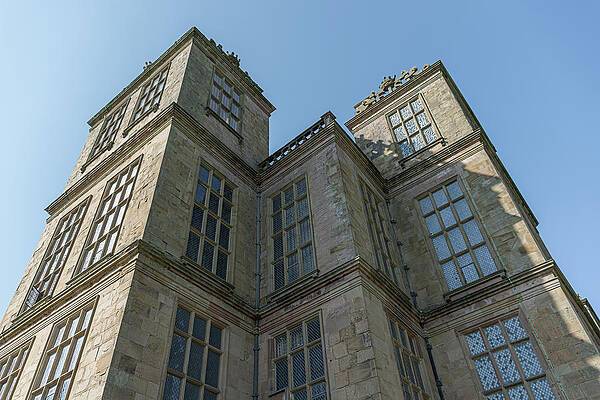 Sky Photograph - Hardwick Hall Towering Above by Scott Lyons