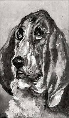 Dog Painting - Head Of A Dog Running by Henri De Toulouse-lautrec