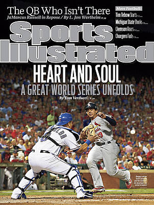 St. Louis Cardinals Photograph - Heart And Soul A Great World Series Unfolds Sports Illustrated Cover by Sports Illustrated