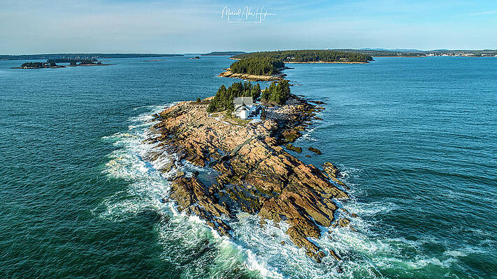 Maine Photograph - Heart Of Frenchmans Bay by Veterans Aerial Media LLC