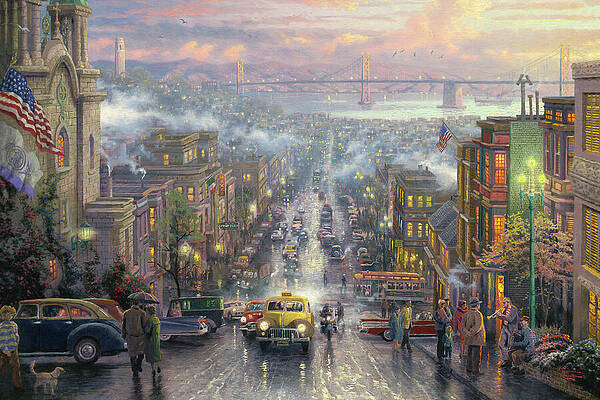 San Francisco Wall Art for Sale by Thomas Kinkade
