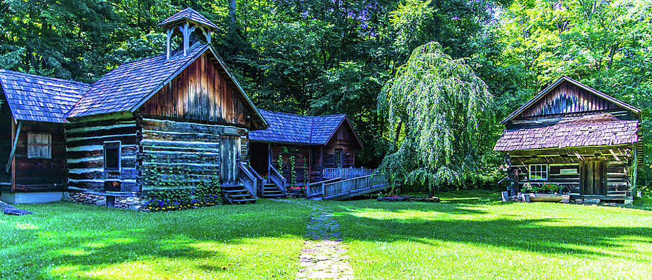 West Virginia Photograph - Helevtia WV Library by Jonny D