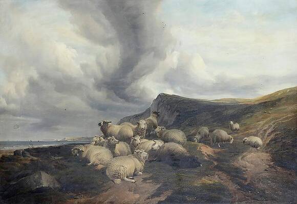 Flock Painting - Herds by Thomas Sidney Cooper