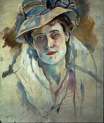 Gaze Painting - Hermine David by Jules Pascin