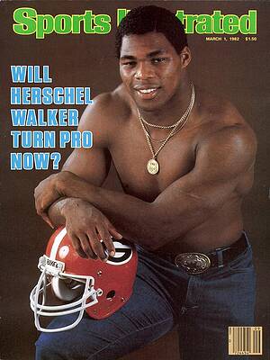Herschel Walker Photograph - Herschel Walker, March 1, 1982 Sports Illustrated Cover Sports Illustrated Cover by Sports Illustrated