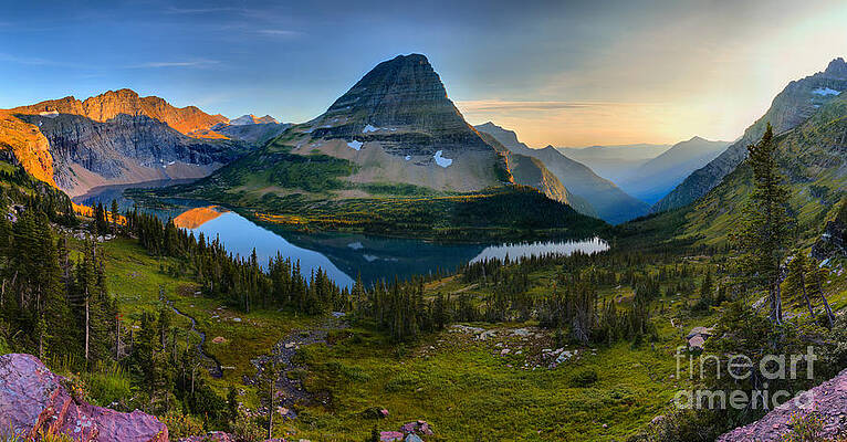 Wilderness Wall Art featuring the photograph Hidden Lake Summer Gold by Adam Jewell