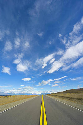 Wall Art featuring the photograph Highway To El Chaltein, Patagonia, Arg by Eastcott Momatiuk