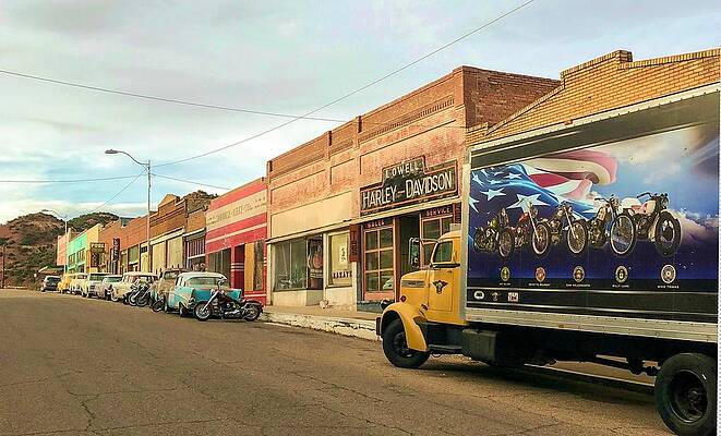 Arizona Photograph - Historic Lowell In Bisbee Arizona by Tatiana Travelways