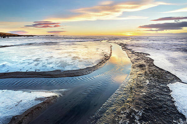 Sunrise Photograph - Hofn Sunrise by Monamifoto