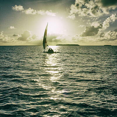 Paradise Wall Art featuring the digital art Holiday Paradise, Maldives by Hp Huber