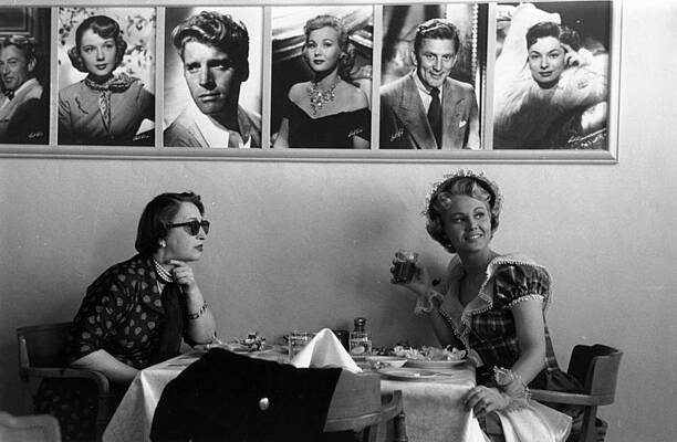 Wall Art featuring the photograph Hollywood Cafe by Kurt Hutton