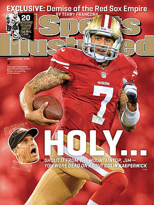 Colin Kaepernick Sports Illustrated Cover Wall Art