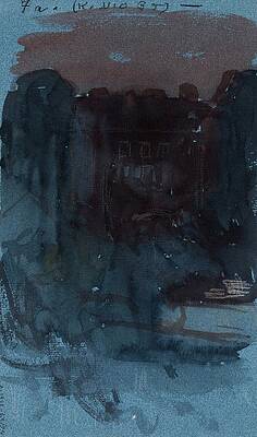 Eero Jarnefelt Painting - House In The Park by Eero Jarnefelt