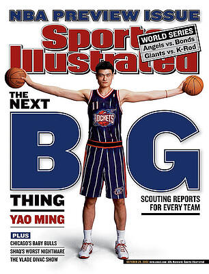 Sports Illustrated Yao Ming Cover Photograph