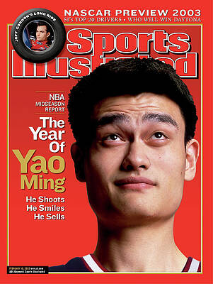 Yao Ming on Sports Illustrated Cover Photograph