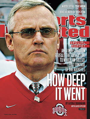 Sports Illustrated Cover with Jim Tressel Wall Art