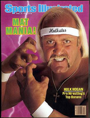 Hulk Hogan's Iconic Magazine Cover Wall Art