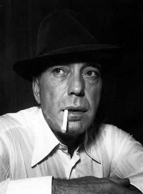 Man in Hat and Cigarette Wall Art