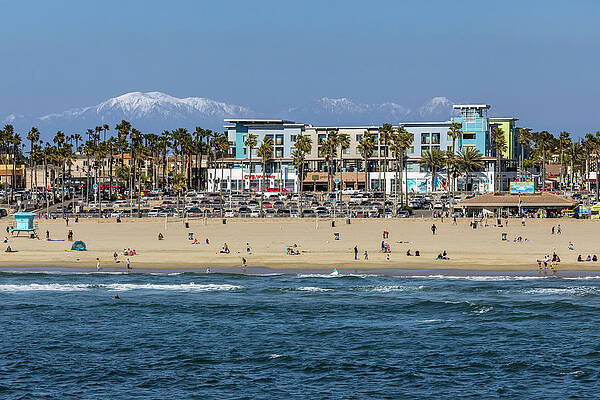 Kelley King Wall Art featuring the photograph Huntington Beach Winter by Kelley King