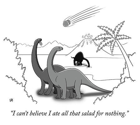 Star Wall Art featuring the drawing I Ate All That Salad For Nothing by Lila Ash