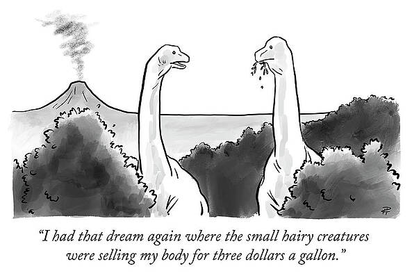 Dream Wall Art featuring the drawing I Had That Dream Again by Pia Guerra