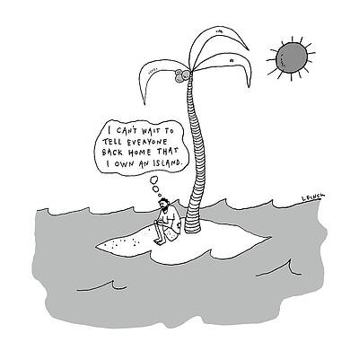 Desert Island Daydream Drawing