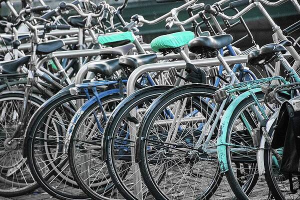 Reflection Wall Art featuring the photograph I Want To Ride My Bicycle by Robert Grac