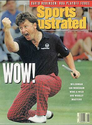 Ian Woosnam Celebrates Golf Victory Photograph