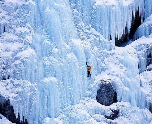 Beautiful Wall Art featuring the digital art Ice Climbing by Stefano Renier