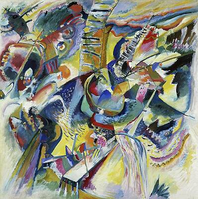 Improvisation Klamm by Kandinsky Wall Art