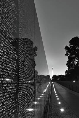 Sunset Photograph - In Washington's Shadow by American Landscapes