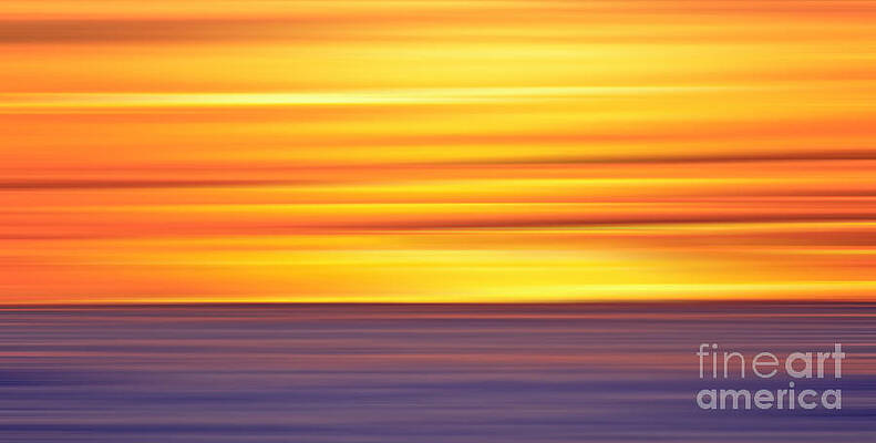 Vibrant Photograph - India - Abstract Sunset by Stefano Senise