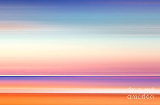Vibrant Photograph - India Colors - Abstract Wide Daybreak by Stefano Senise